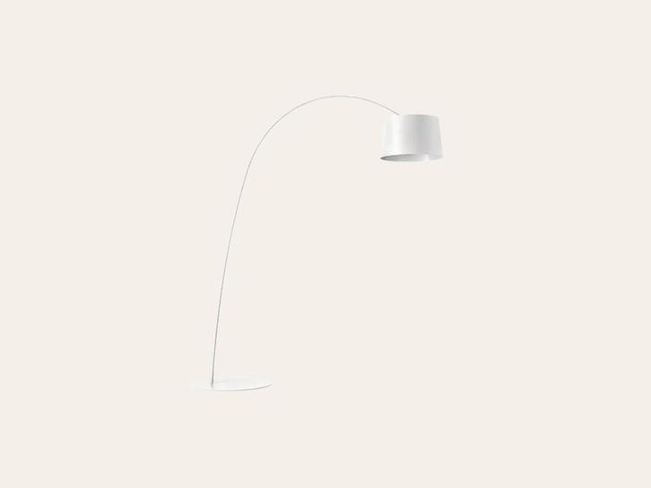 Foscarini Twiggy vloerlamp wit bij TheReSales, Huis en Inrichting, Lampen | Vloerlampen, Zo goed als nieuw, 200 cm of meer, Metaal