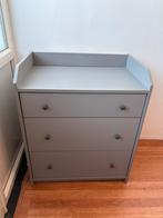 Gratis - Grijze Commode met 3 Lades 2stuks, Kinderen en Baby's, Gebruikt, Minder dan 75 cm, Commode, Ophalen