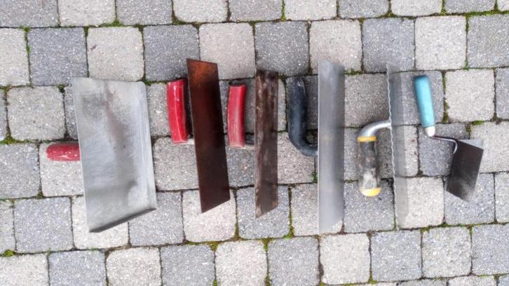 plakspanen voegbord en buitenhoektruweel buitenhoektruweel, Doe-het-zelf en Verbouw, Gereedschap | Handgereedschap, Ophalen of Verzenden