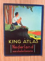 King Atlas Nederland voor school en toerisme, Gelezen, Overige atlassen, Ophalen of Verzenden, 1800 tot 2000