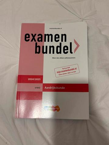 Examenbundel vwo Aardrijkskunde 24/25 beschikbaar voor biedingen