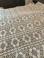 Oma’s vintage gehaakte bedden sprei, Tweepersoons, Ophalen of Verzenden, Zo goed als nieuw, X
