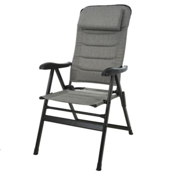 Campingstoel 7 standen incl. Nekkussen € 69.95, Caravans en Kamperen, Kampeermeubelen, Nieuw, Campingstoel, Ophalen of Verzenden