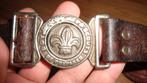 Boy scout verkenner padvinders riem met tasje scouting, Verzamelen, Scouting, Verzenden, Gebruikt, Overige typen