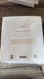 Optidee optipluche hoeslaken 180-200x200-220, Verzenden, Wit, Hoeslaken of Sloop, Nieuw