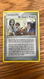 Pokemon Kaart Mr. Stone’s Project, Ophalen of Verzenden, Zo goed als nieuw, Losse kaart, Foil