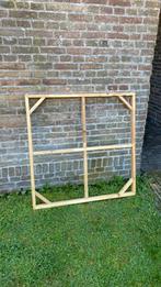Houten lijst raamwerk 100x100 cm, Doe-het-zelf en Verbouw, Kozijnen en Schuifpuien, Ophalen, Zo goed als nieuw, Hout, Raamkozijn