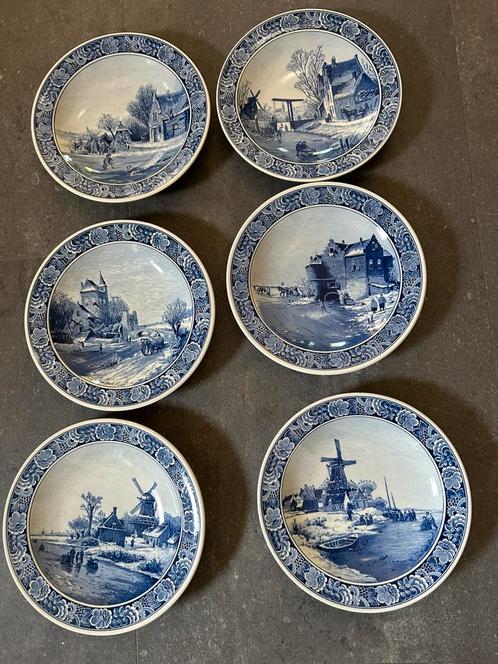 Unieke Sierbordjes Ø24 gelimiteerde editie Delfst aardewerk, Antiek en Kunst, Curiosa en Brocante, Ophalen of Verzenden