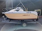 Quicksilver 460 cabin Incl Mercury F25 fourstroke, Watersport en Boten, Vis- en Consoleboten, 10 tot 30 pk, Gebruikt, 3 tot 6 meter