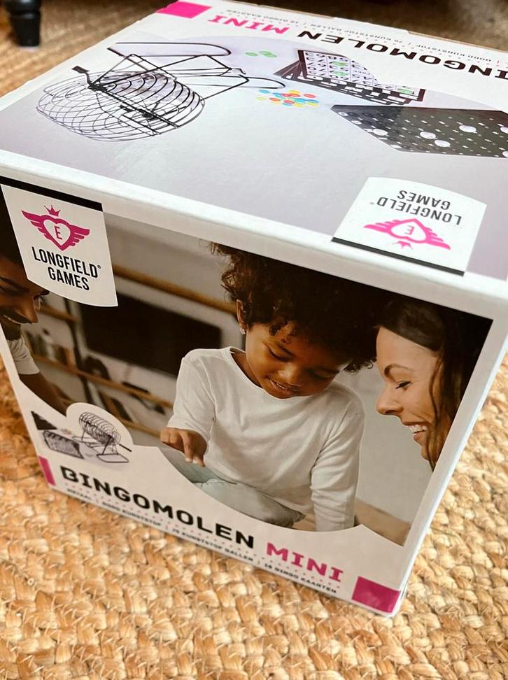 Mini Bingomolen - Zo goed als nieuw!, Hobby en Vrije tijd, Gezelschapsspellen | Bordspellen, Zo goed als nieuw, Vijf spelers of meer