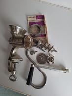 Vintage SPONG Vleesmolen - Made in England, Antiek en Kunst, Antiek | Keukenbenodigdheden, Ophalen of Verzenden