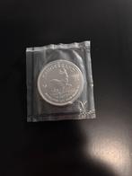 Zilver Krugerrand 2021 - 1 Troy Ounce - Nieuw in Seal, Ophalen of Verzenden, Zuid-Afrika, Losse munt, Zilver