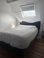 Boxspring 140 cm x 200 cm - met Topper, Ophalen, Gebruikt, Tweepersoons, 140 cm