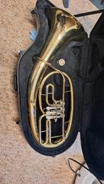 Bariton met koffer, Muziek en Instrumenten, Blaasinstrumenten | Hoorns, Ophalen, Gebruikt, Overige typen, Met koffer