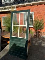 Buitendeur 88 x 201 cm linksdraaiend, Doe-het-zelf en Verbouw, Kozijnen en Schuifpuien, Gebruikt, Deurkozijn, Hout, Ophalen