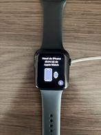 Apple Watch SE 44mm, Sieraden, Tassen en Uiterlijk, Smartwatches, Afstand, Zwart, IOS, Ophalen of Verzenden