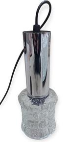 70's grote cascade hanglamp, Huis en Inrichting, Lampen | Hanglampen, Ophalen of Verzenden, Gebruikt, Glas, 75 cm of meer