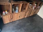 Dressoir van kistjes - 230x29x90 cm, Ophalen, Gebruikt, 200 cm of meer, Minder dan 100 cm