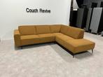 GRATIS LEVERING Z.G.A.N gele hoekbank 270x225 Gereinigd, Huis en Inrichting, Ophalen of Verzenden, Zo goed als nieuw, Vierpersoons of meer