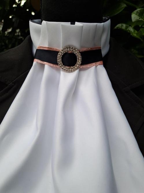 Made By Lique plastron Harmonica Rosé/Zwart, Dieren en Toebehoren, Paardrijkleding, Nieuw, Dames, Overige soorten, Ophalen of Verzenden