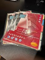 3 x tabbladen karton milto, Ophalen of Verzenden, Nieuw