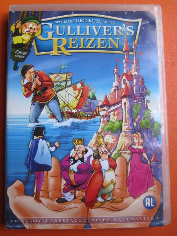 Gulliver's reizen (1939), Cd's en Dvd's, Dvd's | Tekenfilms en Animatie, Zo goed als nieuw, Amerikaans, Tekenfilm, Alle leeftijden