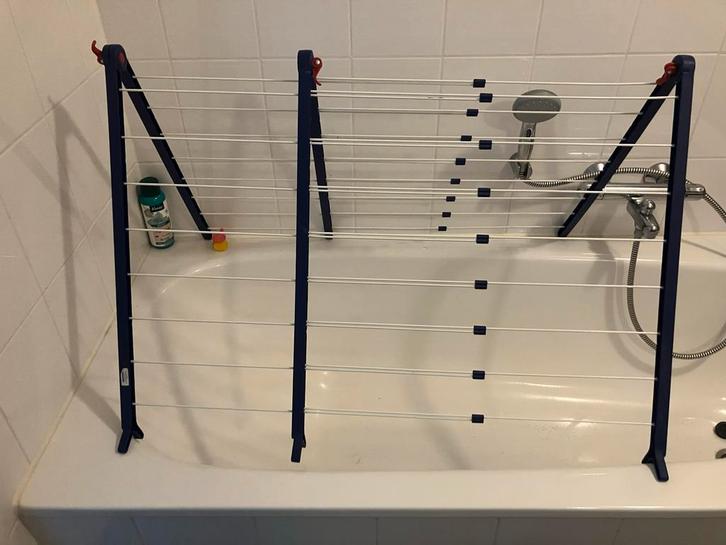 Leifheit Droogrek Bad - Uitschuifbaar, Huis en Inrichting, Badkamer | Badtextiel en Accessoires, Gebruikt, Handdoekenrek, Overige kleuren
