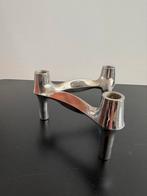 Vintage Stoff Kandelaar Jaren 60, Antiek en Kunst, Verzenden, Zilver