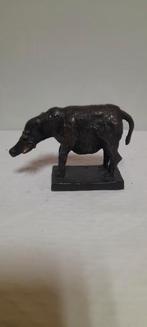 Brons zwijn gesigneerd Sissy, Antiek en Kunst, Ophalen of Verzenden, Brons