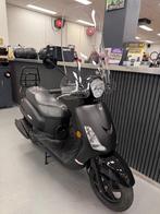 Sym Fiddle 2 Brom Mat Zwart E5 2023 Scherm Drager Injectie, Ophalen, Maximaal 45 km/u, Zo goed als nieuw, Benzine