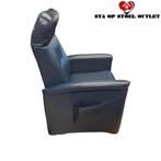 Sta Op Stoel Easysit Grijsblauw Groot, Huis en Inrichting, Fauteuils, Minder dan 50 cm, Gebruikt, Minder dan 75 cm, Leer