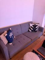 MADE Grijze Slaapbank - Zo goed als nieuw!, Huis en Inrichting, Ophalen, 150 tot 200 cm, Tweepersoons, 75 tot 100 cm