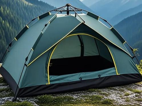 2 persoons tentje en luchtbed. Ideaal voor festivals!!, Caravans en Kamperen, Tenten, Nieuw, Ophalen of Verzenden