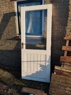 Achter/ schurdeur, Doe-het-zelf en Verbouw, Deuren en Horren, Gebruikt, Ophalen of Verzenden, 200 tot 215 cm, Glas