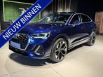 Audi Q3 Sportback 35 TFSI Proline 2022 Blauw (bj 2022), Auto's, Huisgarantie, 4 cilinders, Bedrijf, Grijs