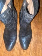 Stoere enkellaarsjes maat 41 janet en janet, Ophalen of Verzenden, Zo goed als nieuw, Zwart, Lage of Enkellaarzen