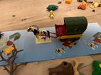 Huifkar en paard playmobil, Ophalen of Verzenden, Zo goed als nieuw