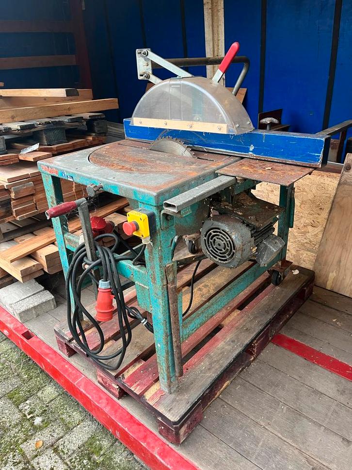 Oude Cirkelzaag - GJERDES, Doe-het-zelf en Verbouw, Gereedschap | Zaagmachines, Gebruikt, Cirkelzaag, 1200 watt of meer, 70 mm of meer