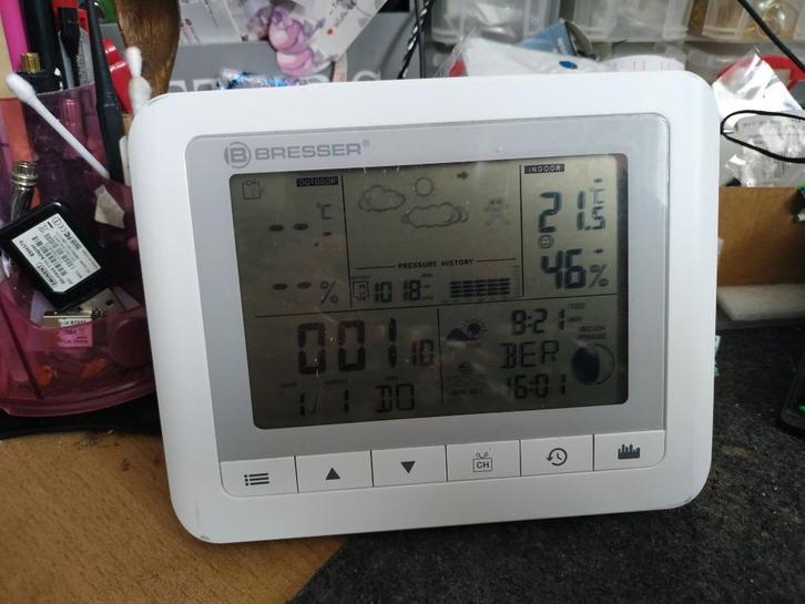 Bresser Temeotrend weerstation zonder buitensensor, Audio, Tv en Foto, Weerstations en Barometers, Nieuw, Weerstation, Ophalen of Verzenden