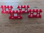 Lego sier hekjes rood 4x, Ophalen of Verzenden, Zo goed als nieuw, Lego