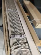 NIEUW! houten jaloezie bruingrijs breed 100 breed x 137 hoog, Ophalen, 50 tot 100 cm, Zo goed als nieuw, Bruin