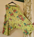 Als nieuw! La Bass lime groen linnen rozen punten tuniek, Blouse of Tuniek, Ophalen of Verzenden, Zo goed als nieuw, La Bass