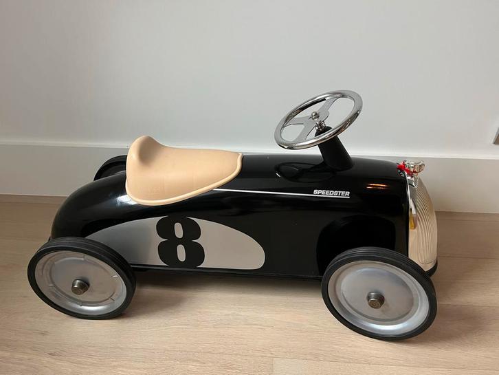 Baghera Speedster Loopauto - Zwart, Kinderen en Baby's, Speelgoed | Buiten | Voertuigen en Loopfietsen, Zo goed als nieuw, Loopvoertuig