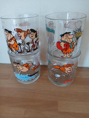 The Flintstones Glazen - Set van 4 beschikbaar voor biedingen