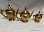 Koperen Theepot Set - Vintage, Ophalen, Goud