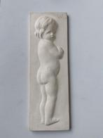 Gips plaquette kindje in de stijl van Pier Pander en Paridon, Verzenden