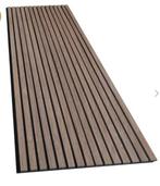 Akoestisch paneel - Bruin Eiken | 260 x 60cm (Leno Deco), Doe-het-zelf en Verbouw, Platen en Panelen, Ophalen, Nieuw