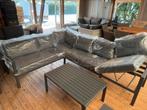 Mooie grote aluminum loungeset met ligbank, Ophalen of Verzenden