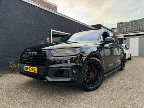 Audi Q7 3.0 TDI 374pk E-tron Quattro S-Line Pano Leer 2016, Auto's, Audi, Particulier, Q7, 360° camera, 4x4, ABS, Achteruitrijcamera