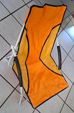 Opvouwbaar strandstoeltje oranje, Ophalen, Zo goed als nieuw, Campingstoel